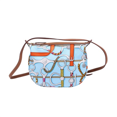 愛馬仕 Hermès Sursoie To Go 收納包 天藍色 H085183CCAB W刻  原廠盒子/防塵袋/購買證明