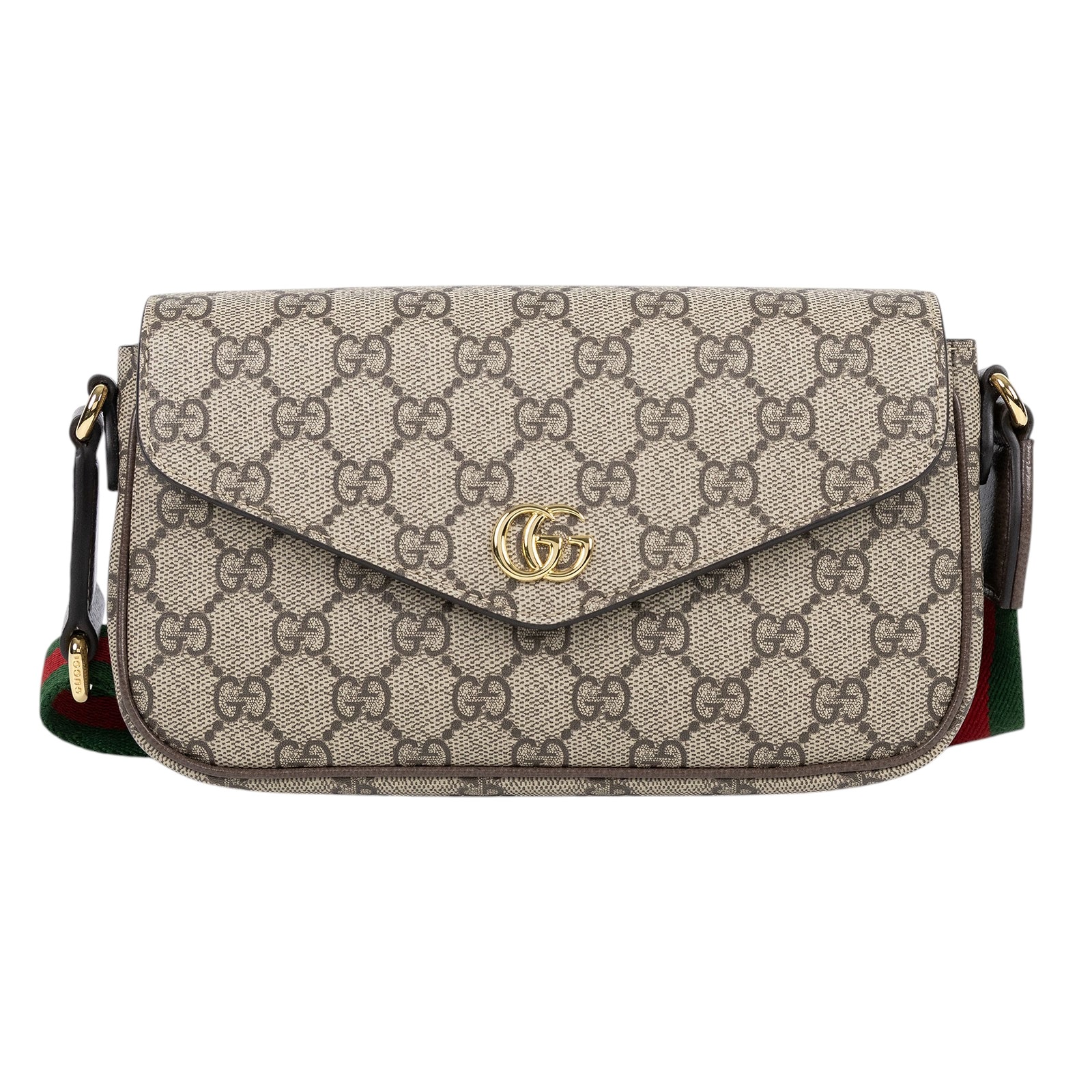 古馳 GUCCI Ophidia 迷你袋 764961 96IWG OphidiaGG 帆布翻蓋斜背包 原廠盒子/防塵袋