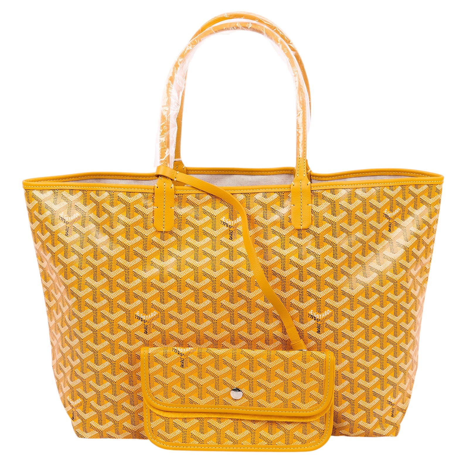 高雅德 GOYARD Saint Louis PM Bag 托特包 STLOUIPMLTY 黃Saint Louis PM 防塵袋/購買證明