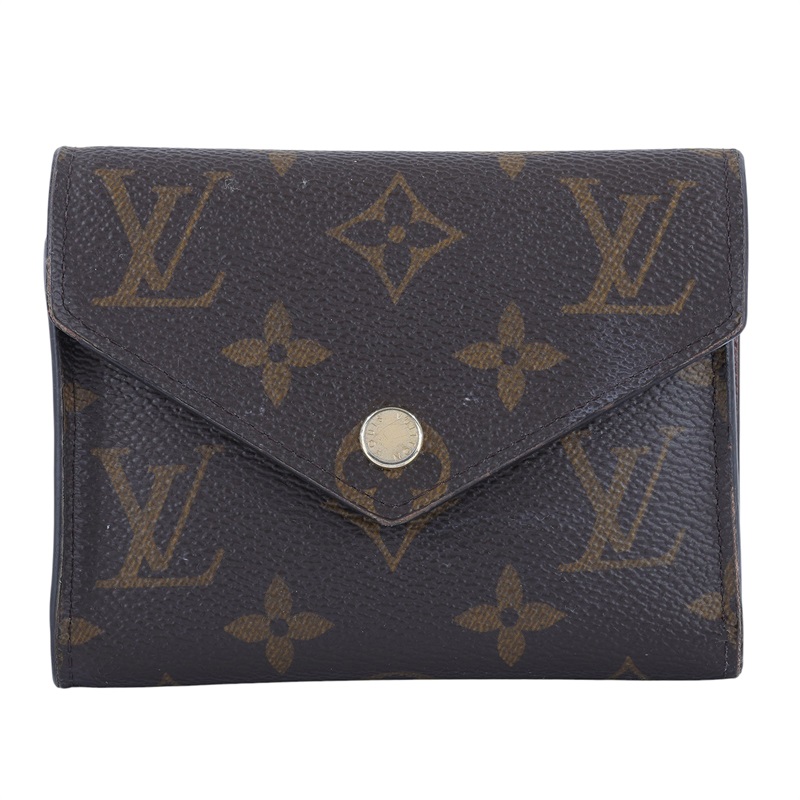 路易威登 LOUIS VUITTON Victorine 錢包 塗層帆布 Monogram M62472 晶片款 原花信封短夾 原廠盒子/防塵袋/購買證明
