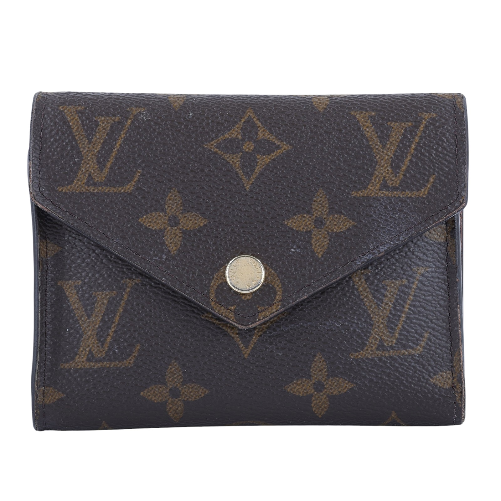 路易威登 LOUIS VUITTON Victorine 錢包 塗層帆布 Monogram M62472 晶片款 原花信封短夾 原廠盒子/防塵袋/購買證明