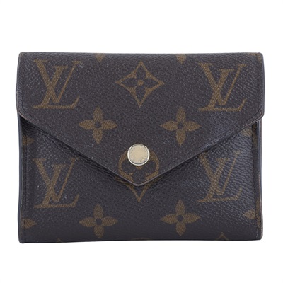 路易威登 LOUIS VUITTON Victorine 錢包 塗層帆布 Monogram M62472 晶片款 原花信封短夾 原廠盒子/防塵袋/購買證明