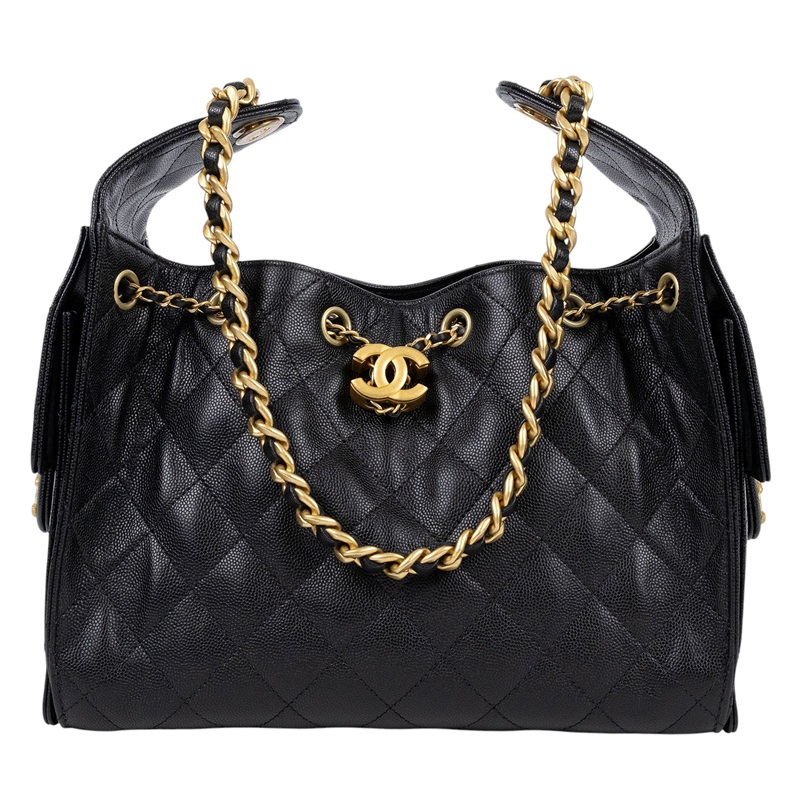 香奈兒 CHANEL 25 小型包 AS5293 B203049 黑色金釦25小型HOBO 原廠盒子/防塵袋/購買證明