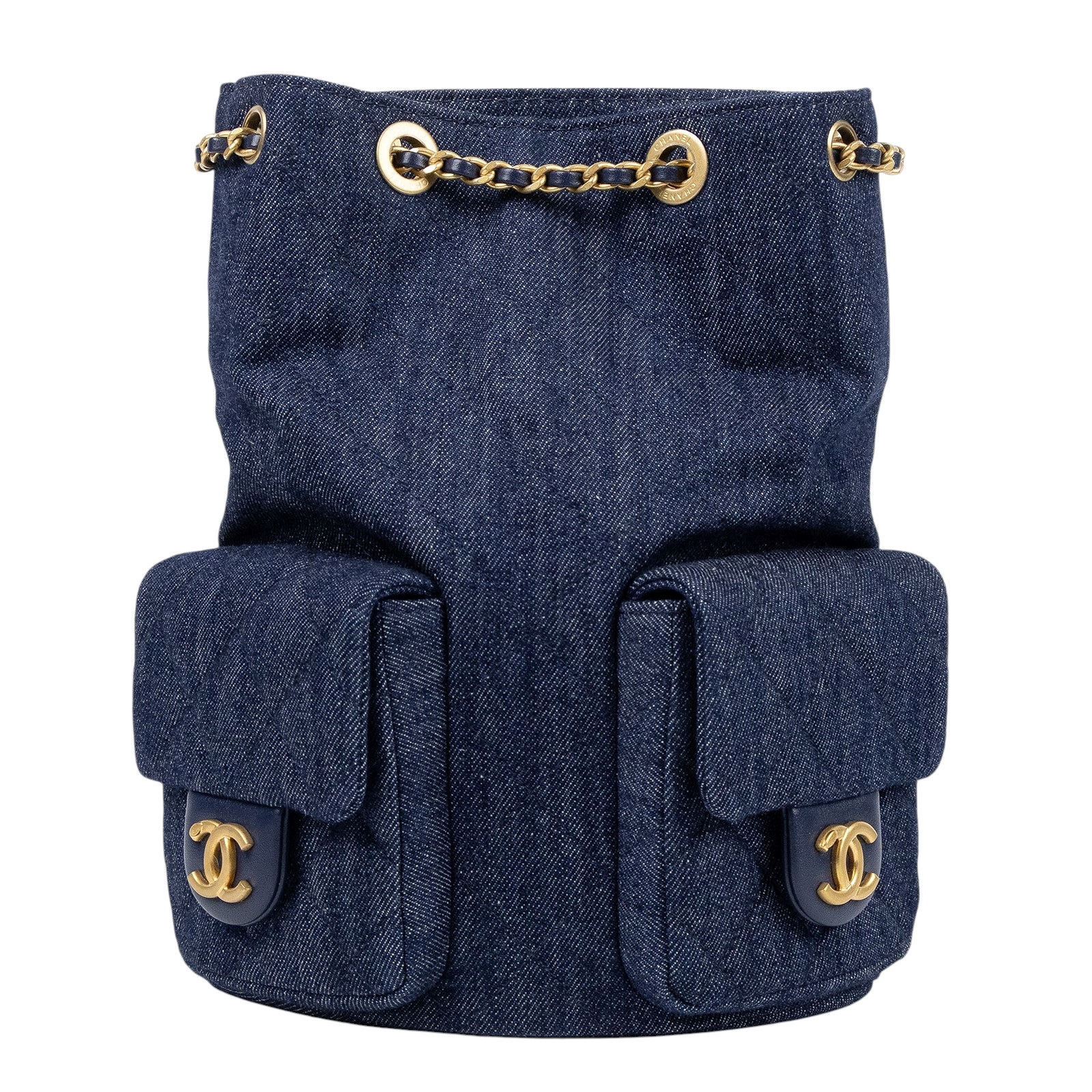 香奈兒 CHANEL 後背包 AS5310 B19251 晶片款 25C單寧後背包 防塵袋