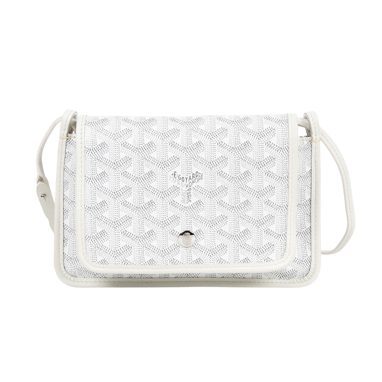 高雅德 GOYARD Plumet Pocket Wallet 肩背 隨身錢包 PLUMETPMLTY 白PLUMET 防塵袋