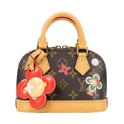 路易威登 LOUIS VUITTON Nano Alma 手提包 聖誕系列 M12199 晶片款 聖誕限定NANO ALMA 無附屬品