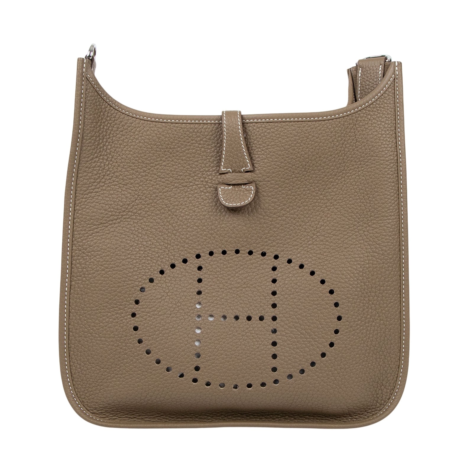 愛馬仕 Hermes Evelyne Bag 伊芙琳包 29 馬蹄型 EV29 Y刻 大象灰EVELYNE 29 無附屬品