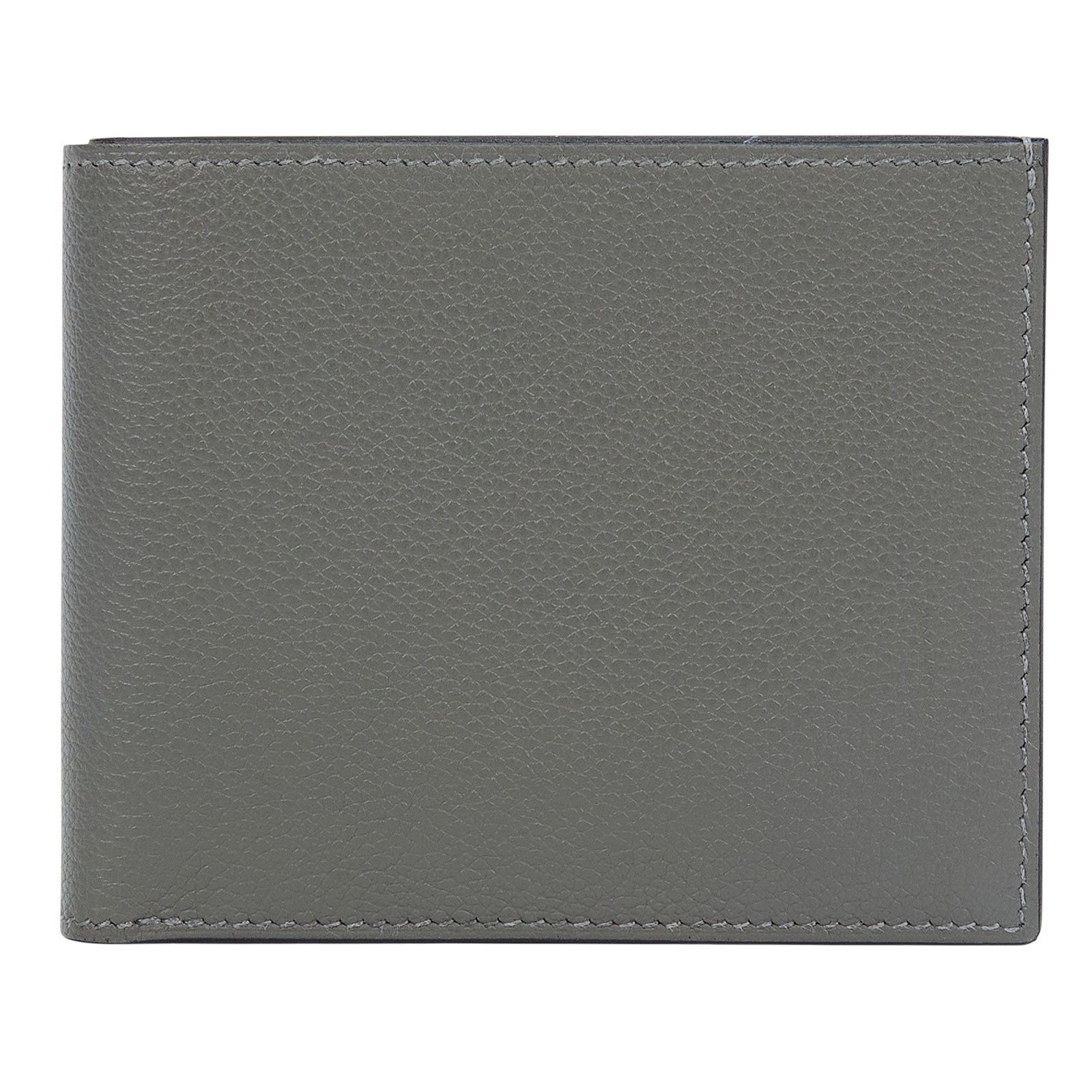 愛馬仕 Hermes Citizen Twill compact wallet 短夾 CITIZENTCW B刻 灰絲巾對開兩折短夾 原廠盒子