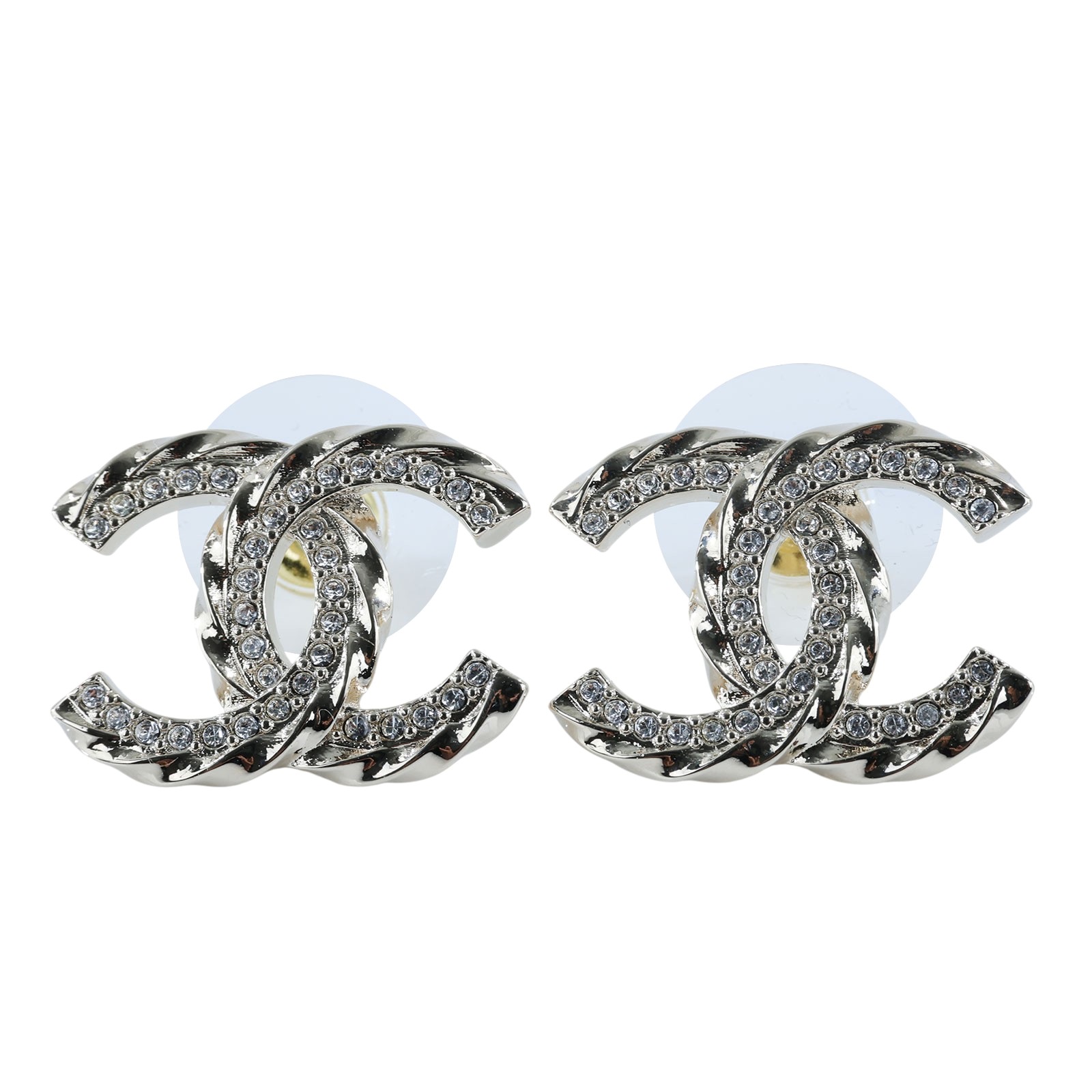 香奈兒 CHANEL 雙C LOGO 耳環 金色 B24 V 金色雙C耳環 原廠盒子