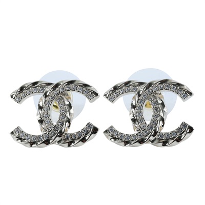 香奈兒 CHANEL 雙C LOGO 耳環 金色 B24 V 金色雙C耳環 原廠盒子