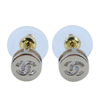 香奈兒 CHANEL 雙C 鏤空 圓形 耳環 金色 B24 B 金色圓雙C耳環 原廠盒子