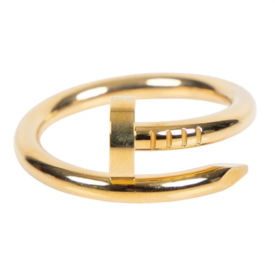 卡地亞 CARTIER Juste un Clou 戒指 經典款 B4092654 YG釘子戒指 #54 原廠盒子/保證卡/購買證明