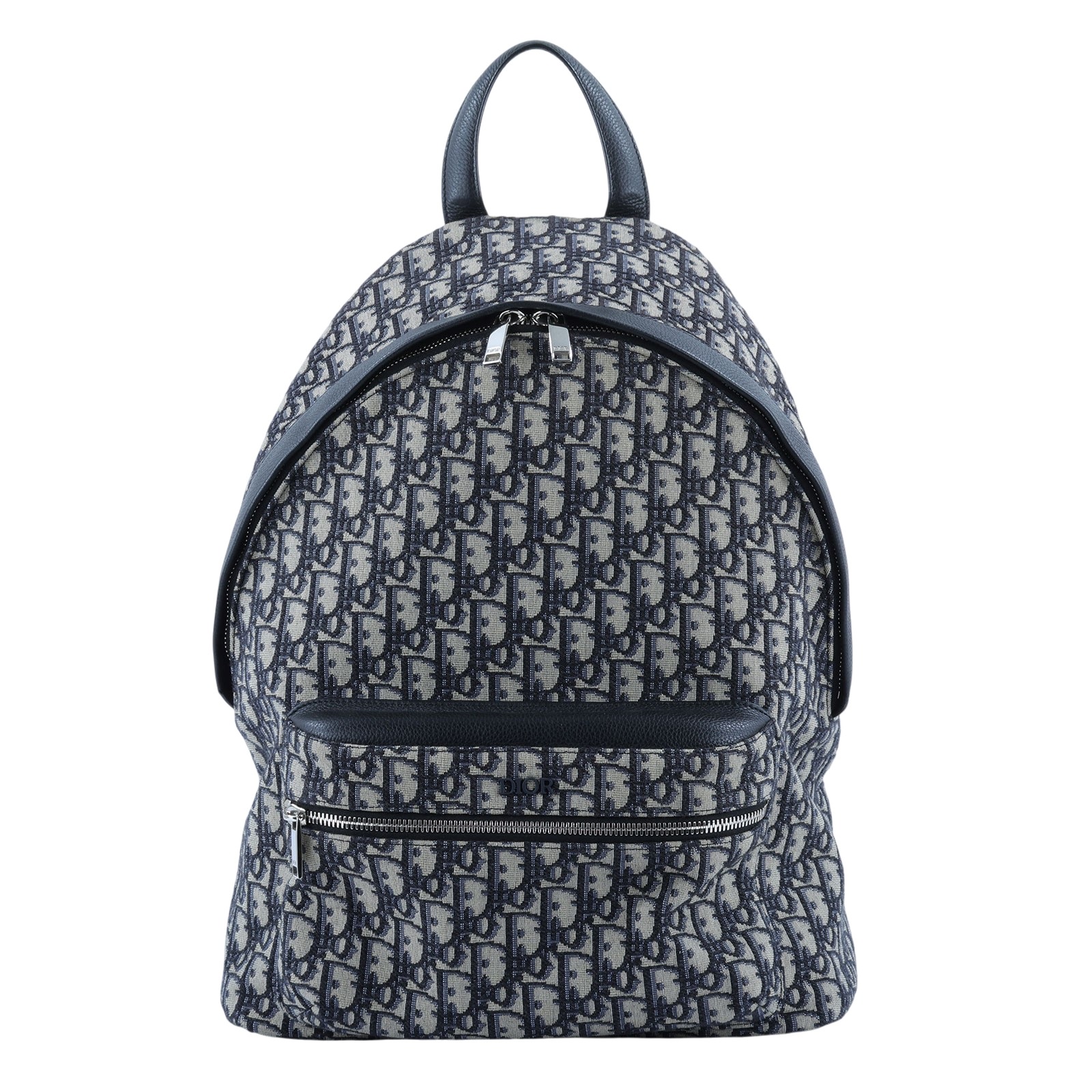 迪奧 CHRISTIAN DIOR Rider 後背包 1VOBA088YKY 藍老花後背包 保證卡