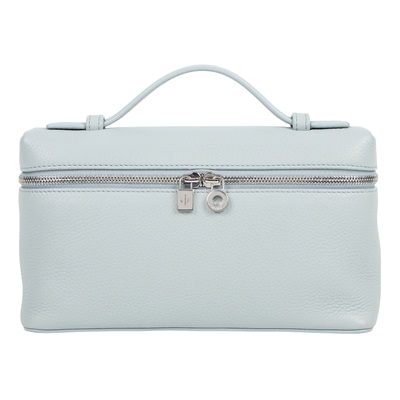 諾悠翩雅 LORO PIANA Extra Pouch L19 手拿包 FAN4045 灰藍L19包 防塵袋