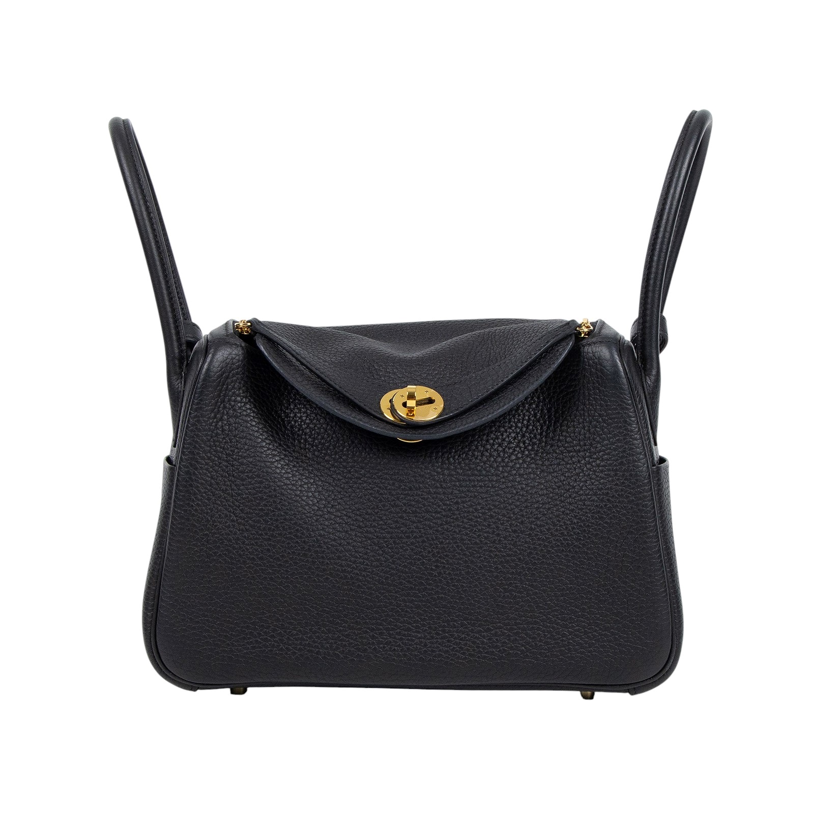 愛馬仕 Hermes Lindy 琳迪包 26 黑色 金色五金 H073428CC89 B刻 黑金LINDY26 原廠盒子/防塵袋/購買證明