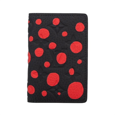 路易威登 LOUIS VUITTON 草間彌生 黑紅點 LV x YK 卡包 M82115 晶片款 黑紅點LV x YK卡包 無附屬品