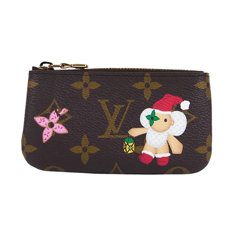 路易威登 LOUIS VUITTON Vivienne 聖誕限定 Candy Factory系列 老花 鑰匙包 M12217 聖誕節拉鍊零錢包 無附屬品