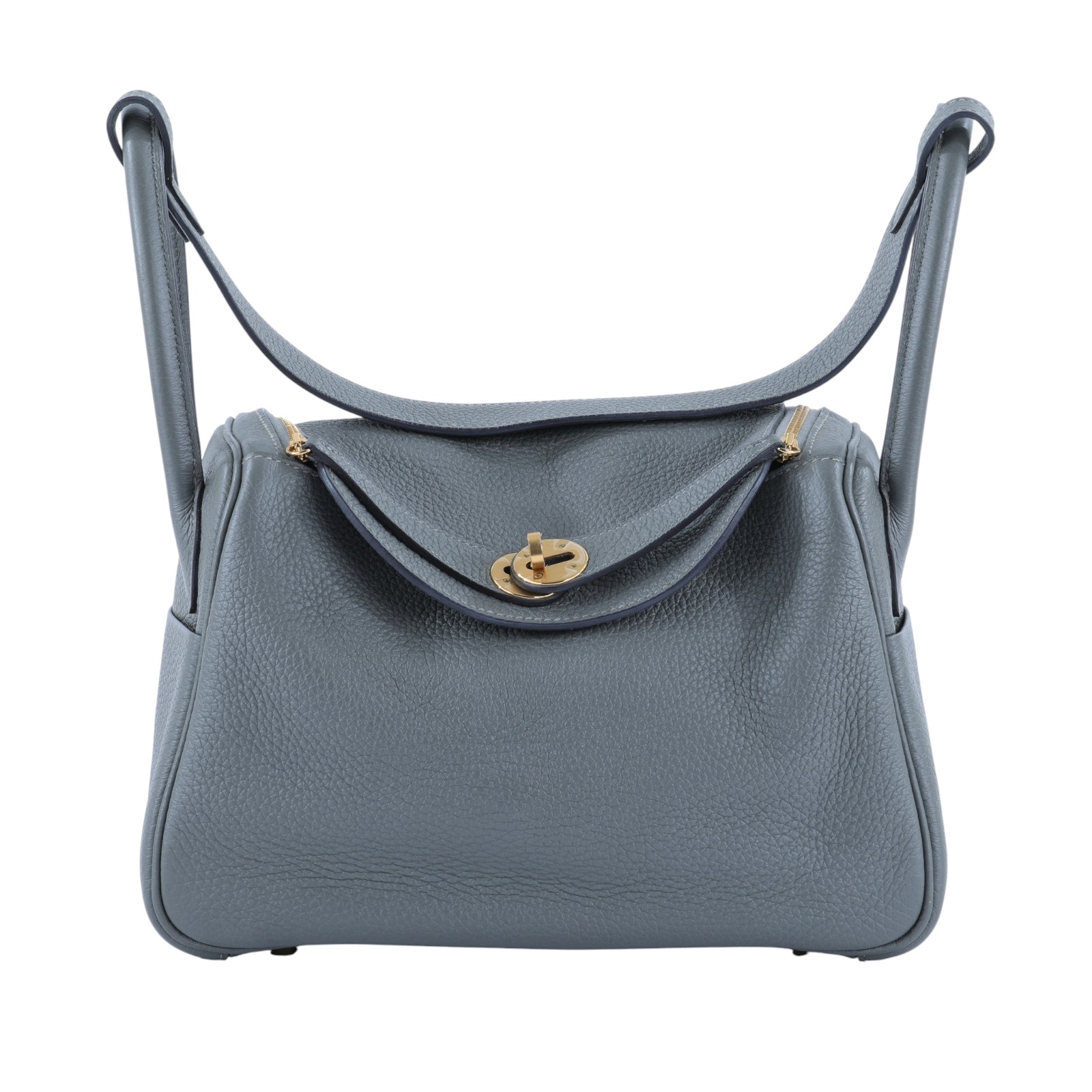 愛馬仕 Hermes Lindy 琳迪包 26 LD26 U刻 灰LINDY 26 原廠盒子/防塵袋