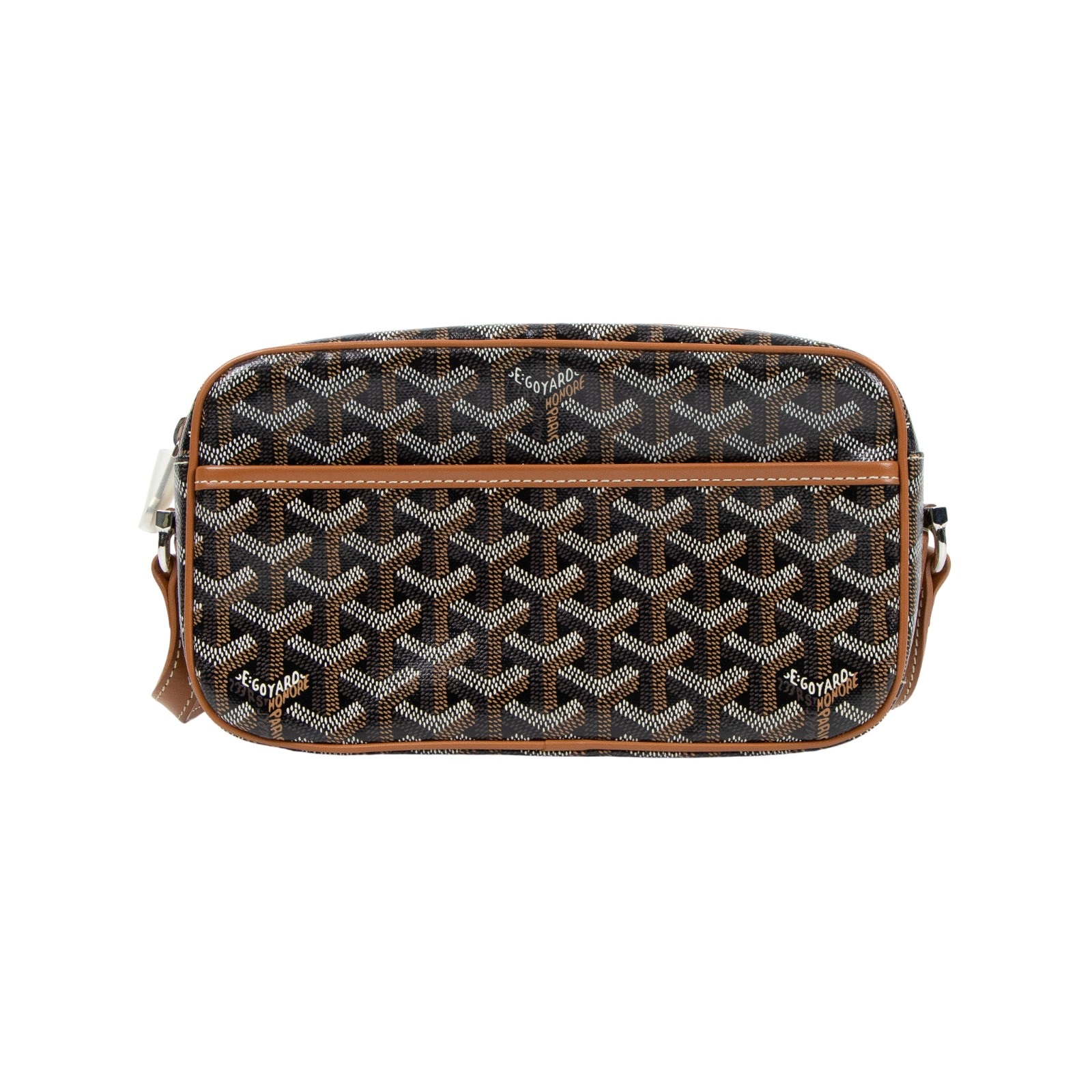 高雅德 GOYARD Cap-Vert PM Bag 肩背 斜背包 CAPVE2PMLTY 焦糖CAP-VERT PM 防塵袋