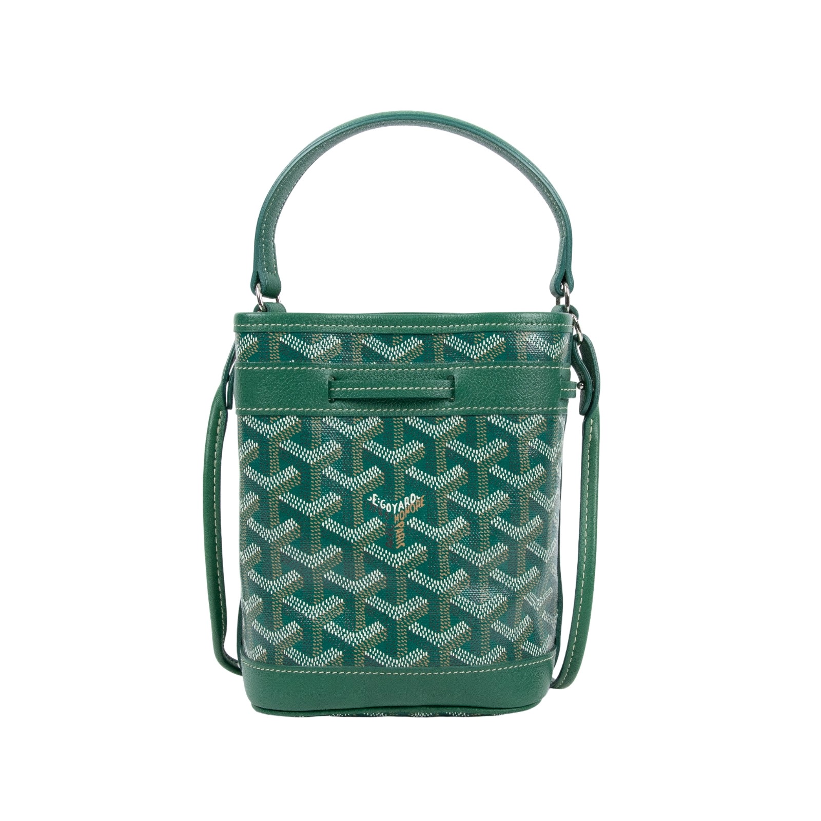 高雅德 GOYARD Petit Flot Bucket Mini Bag 水桶包 PEFLOTMINTY  防塵袋/香港購買證明