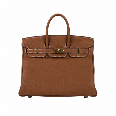 愛馬仕 Hermes Birkin Bag 柏金包 25 BK25 B刻 金棕BIRKIN25 TOGO 原廠盒子/防塵袋/鎖組