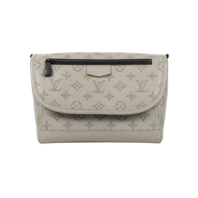 路易威登 LOUIS VUITTON Pulse Messenger 郵差包 斜背包 M14912 晶片款 褐色Pulse Messenger 購買證明影本