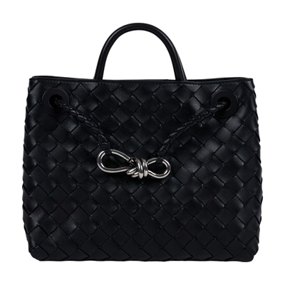 寶緹嘉 BOTTEGA VENETA Small Andiamo With Chain 小型 鍊條 手提 斜背包 銀色五金 766014VCPP  原廠盒子/防塵袋/保證卡