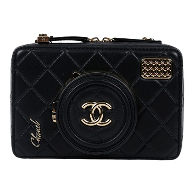 香奈兒 CHANEL 菱格紋 相機包 AS4817 B16255 晶片款 黑秀款相機包 防塵袋