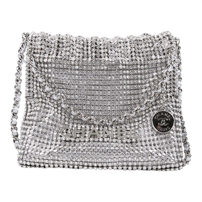 香奈兒 CHANEL 22 迷你 束口包 AS4894 全滿鑽22包秀款 原廠盒子