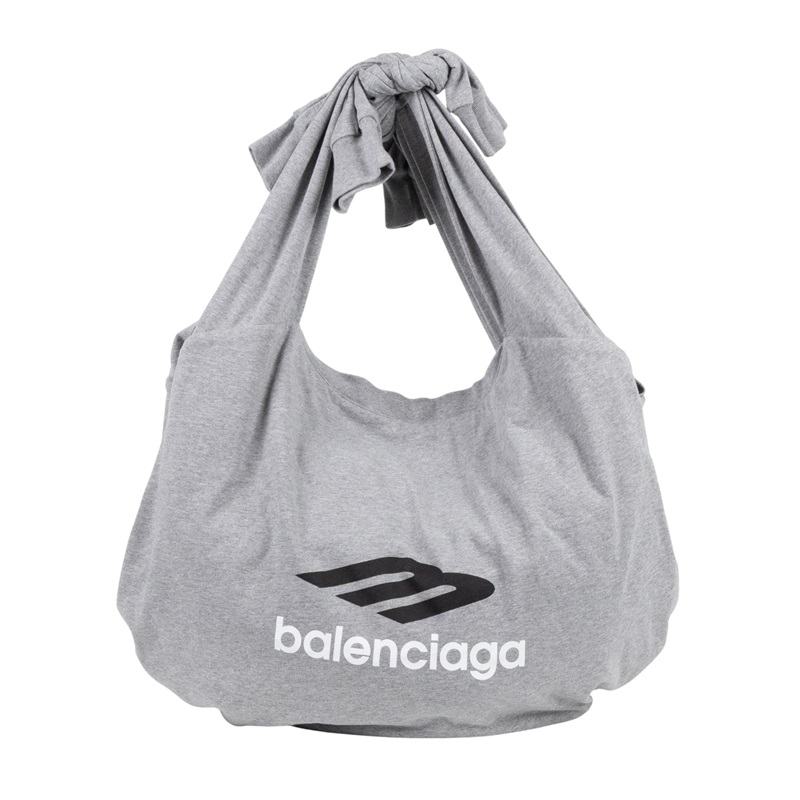 巴黎世家 BALENCIAGA 3B New Jersey Hobo Bag 斜背包 肩背包 7924802AA6R1424 灰Tote肩背包 防塵袋