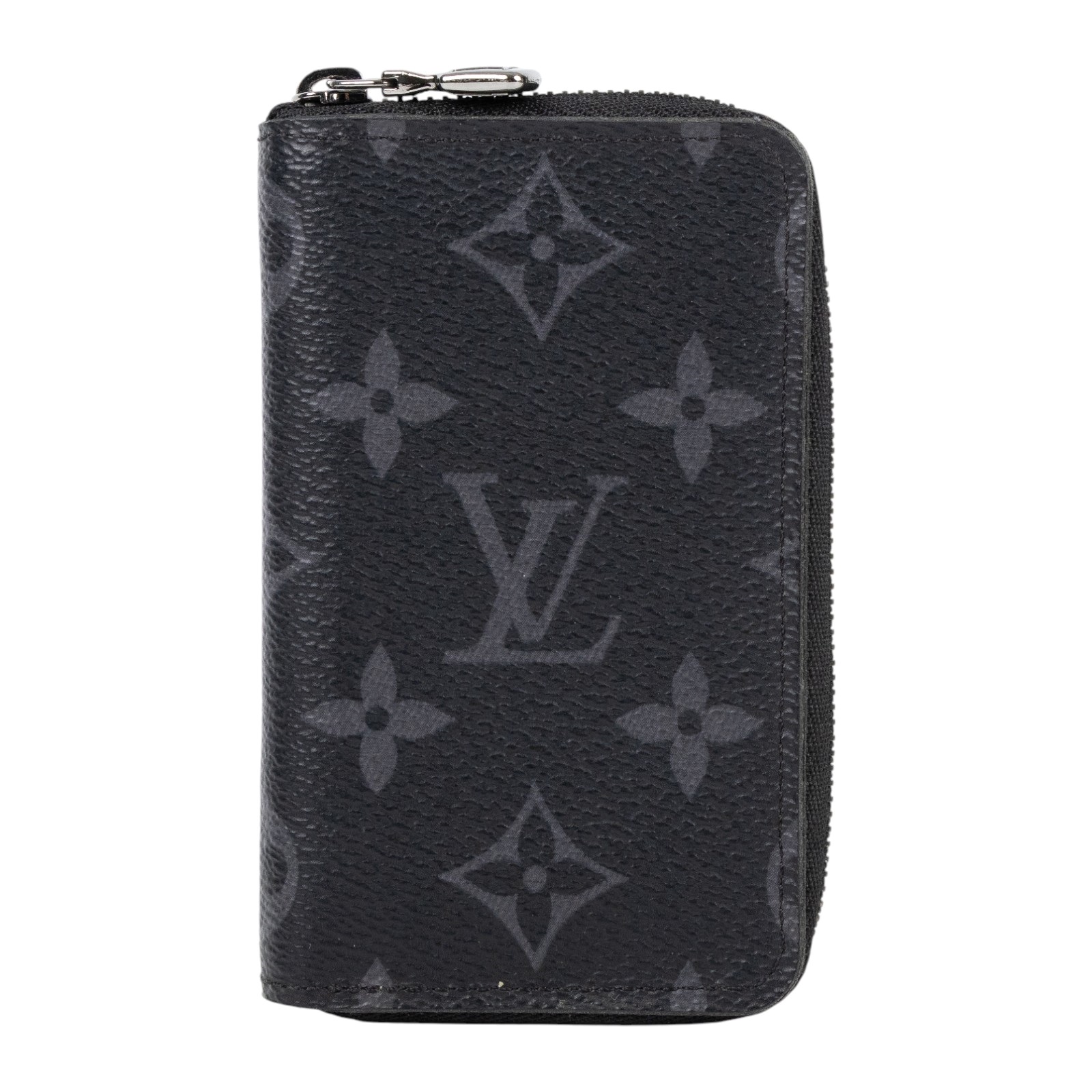 路易威登 LOUIS VUITTON Eclipse 錢包 卡夾 M81662 晶片款 黑原花零錢包 無附屬品