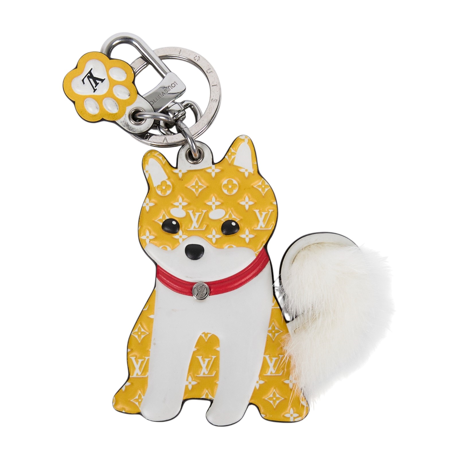 路易威登 LOUIS VUITTON Monogram 老花 包掛 鑰匙圈 M01199 狗狗鑰匙圈掛飾 無附屬品
