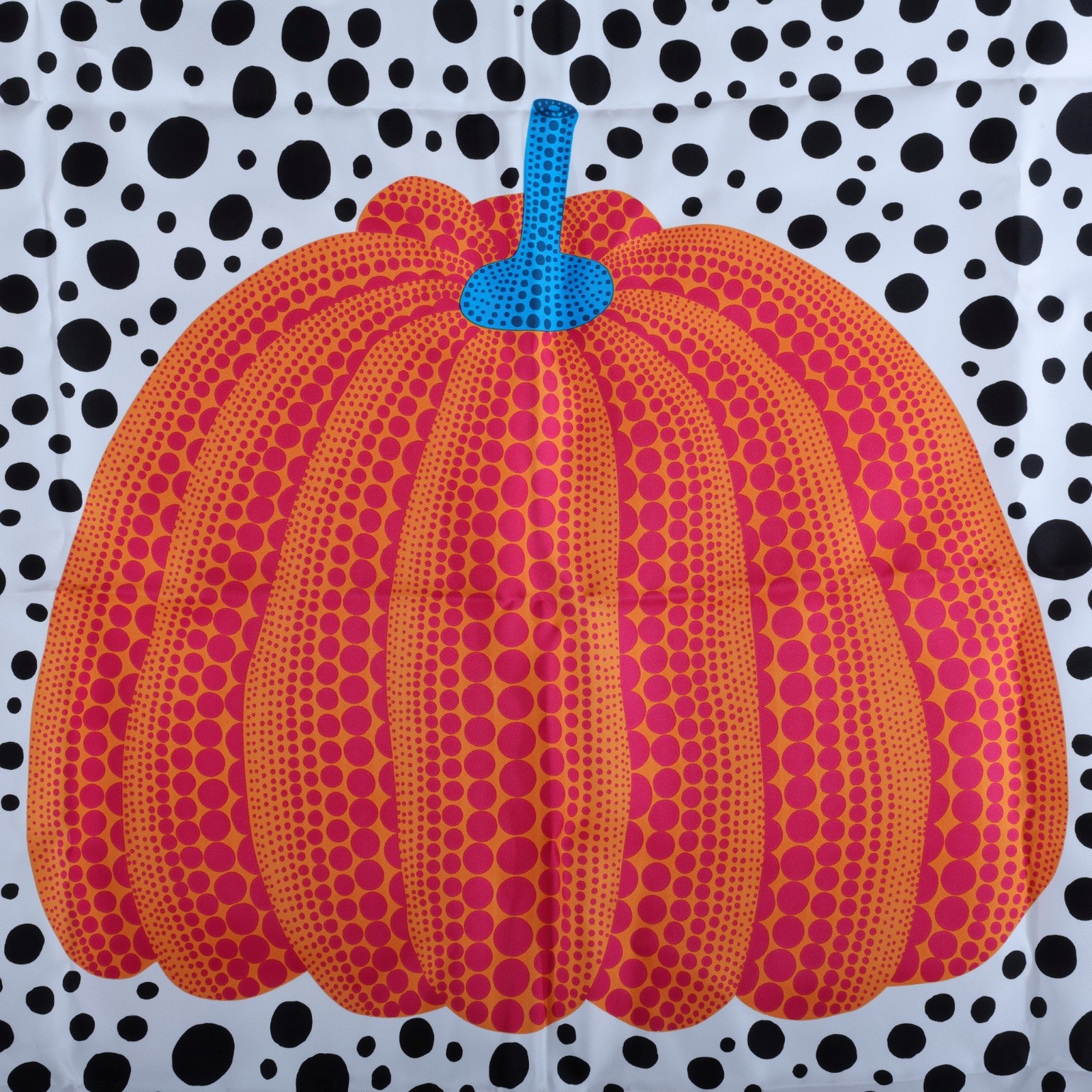 路易威登 LOUIS VUITTON LV x YK 草間彌生 絲巾 M78394 草間彌生橘粉南瓜方巾 原廠盒子