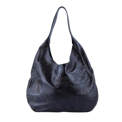 繆繆 MIU MIU Hobo 手提 肩背包 5BC155_2F6P 仿舊棕HOBO 防塵袋