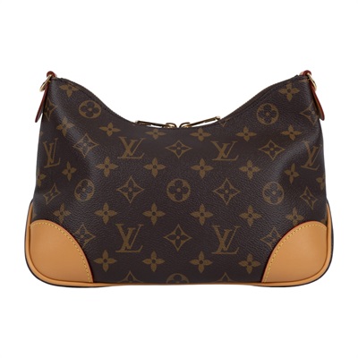 路易威登 LOUIS VUITTON Boulogne 牛角包 手提 斜肩背包 M45832 晶片款 原花Boulogne PM 原廠盒子/防塵袋