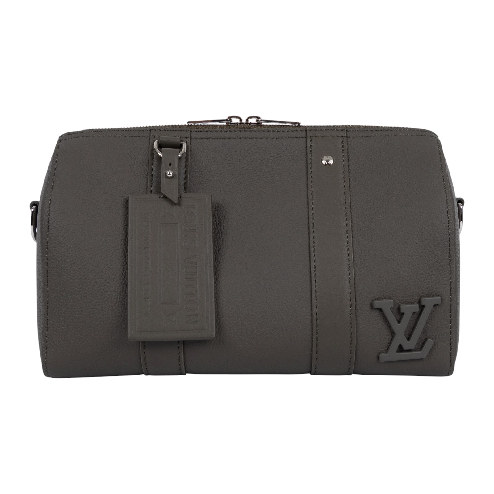 路易威登 LOUIS VUITTON City Keepall 手提 肩背 波士頓包 卡其色 M21437 晶片款  防塵袋/購買證明