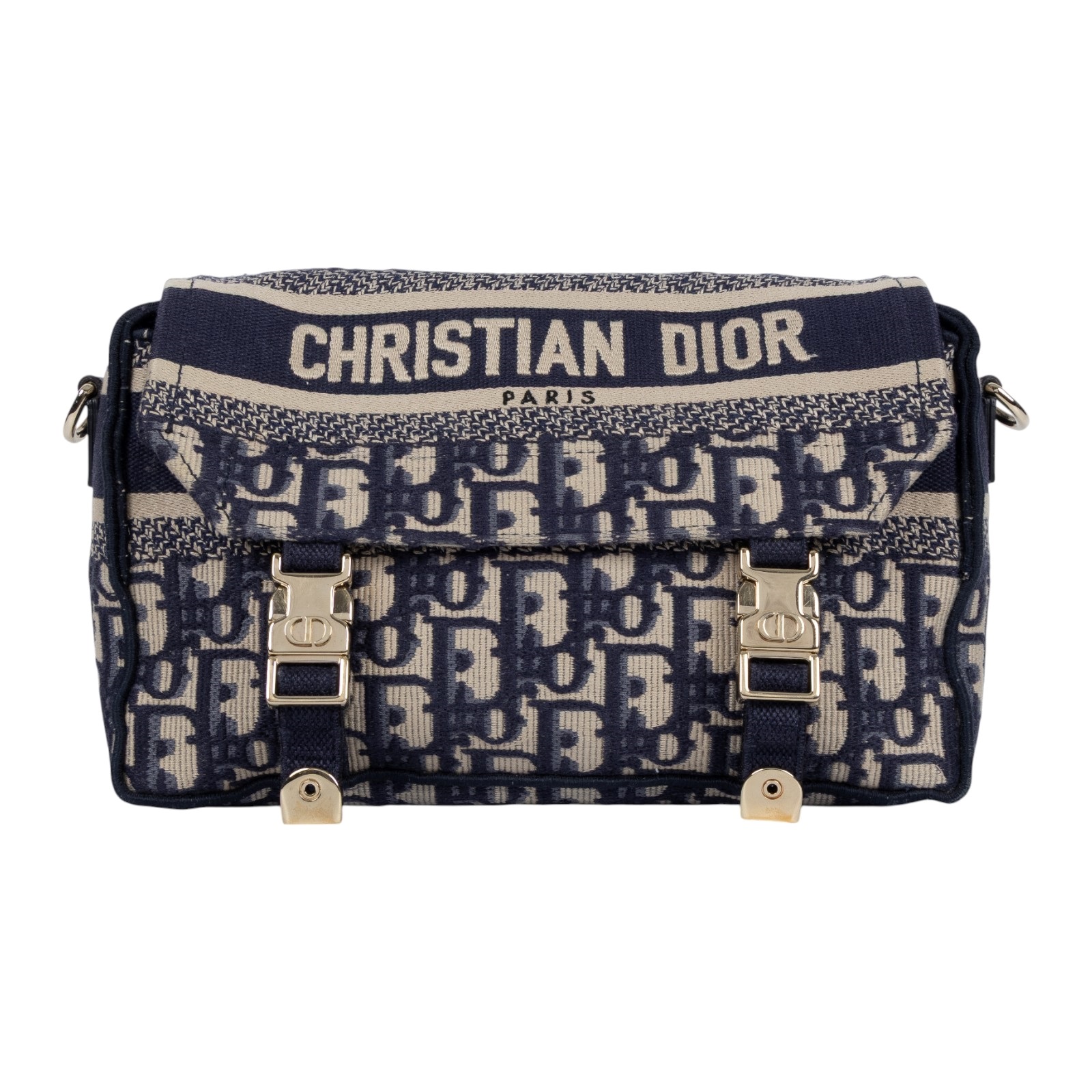 迪奧 CHRISTIAN DIOR Diorcamp 小型 手提 肩背包 M1241ORIW 藍老花CAMP斜背包 無附屬品