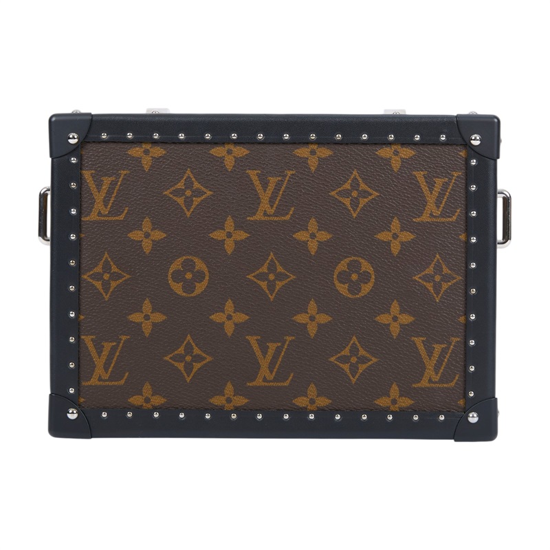 路易威登 LOUIS VUITTON Clutch Box 斜背 硬殼包 硬盒箱 經典帆布 M20252 晶片款 原花Clutch Box 防塵袋