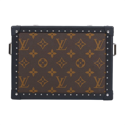 路易威登 LOUIS VUITTON Clutch Box 斜背 硬殼包 硬盒箱 經典帆布 M20252 晶片款 原花Clutch Box 防塵袋