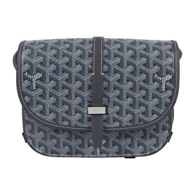 高雅德 GOYARD Belvédère PM 小型 馬鞍包 BELVE3PMLTY 灰色郵差Belvedere PM 防塵袋