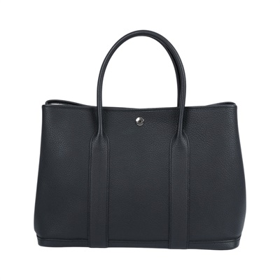 愛馬仕 Hermes Garden Party 花園派對包 36 銀色五金 黑色 H051559CK89 /310114 H051559CK /89 NOIR  防塵袋/購買證明
