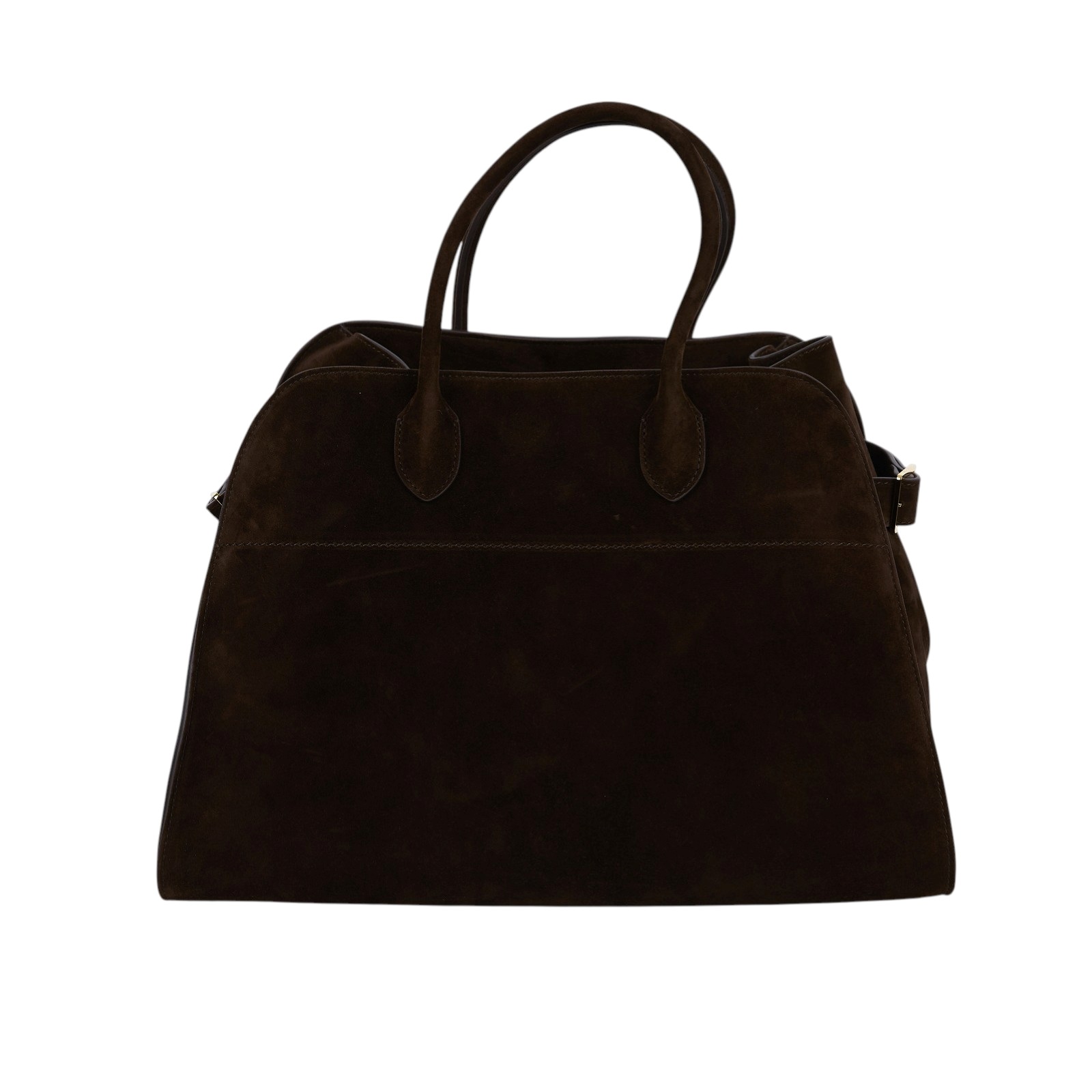 安靜奢華主義 THE ROW Soft Margaux 15 絨面革 手提袋 手提包 W1255L25MOSHG  無附屬品