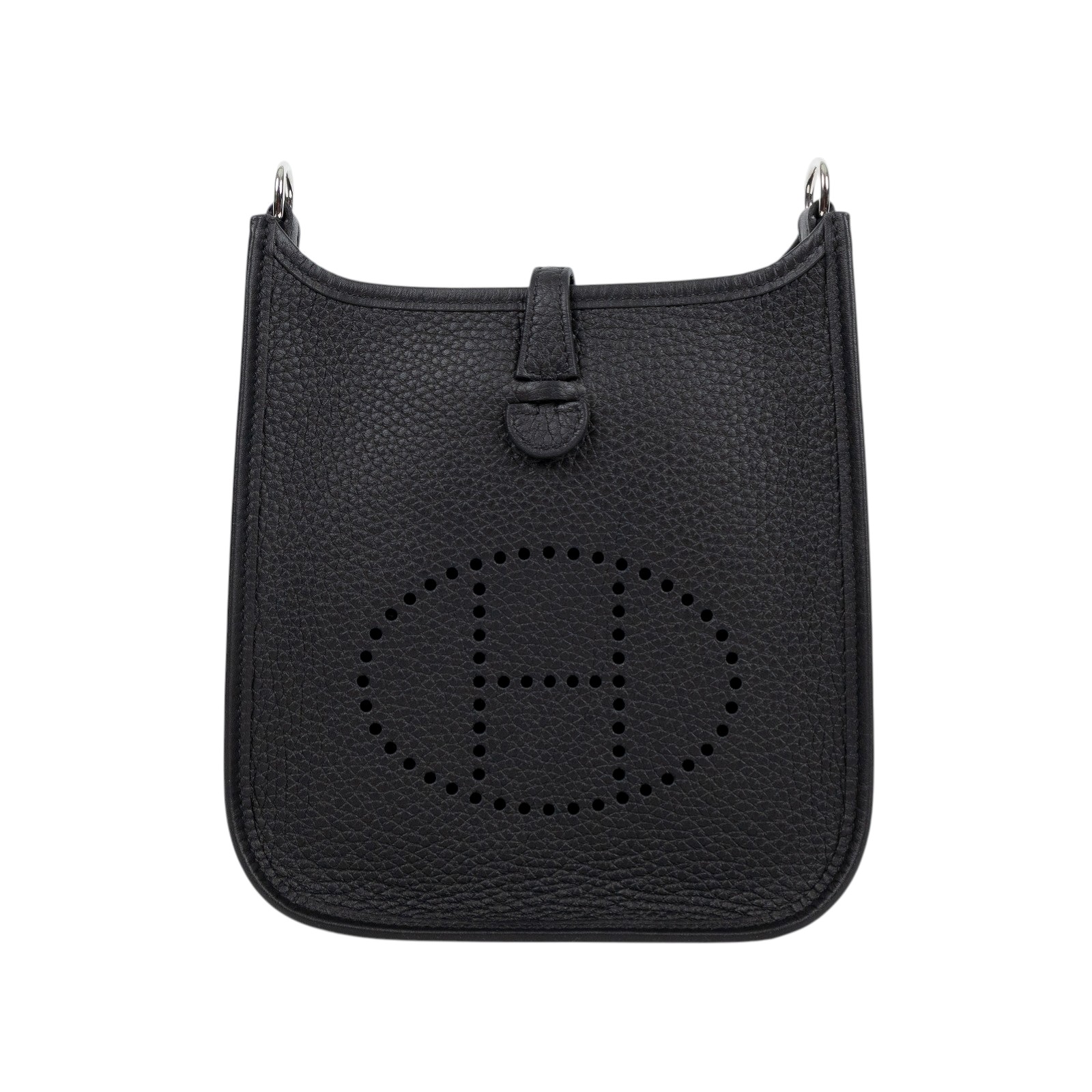 愛馬仕 Hermes Evelyne 16 Amazone bag 伊芙琳包 黑色 銀色五金 H069426CKAV /W MN012 KD  原廠盒子/防塵袋/購買證明