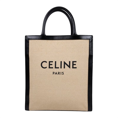 思琳 CELINE Cabas 手提包 斜背包 背心包 托特包 192082DL4 黑邊帆布CABAS 防塵袋