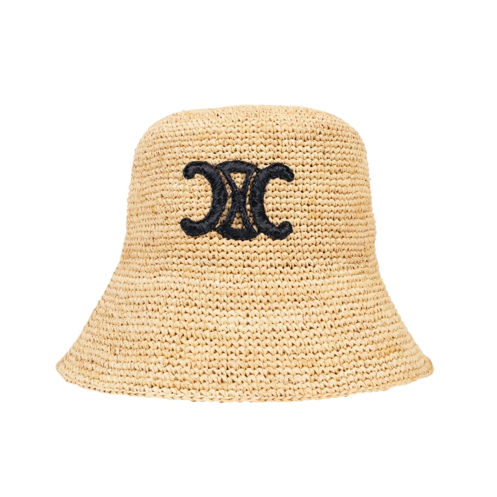 思琳 CELINE Triomphe 拉菲草漁夫帽 2AUP7517Q_S 草編凱旋門漁夫帽#S 購買證明