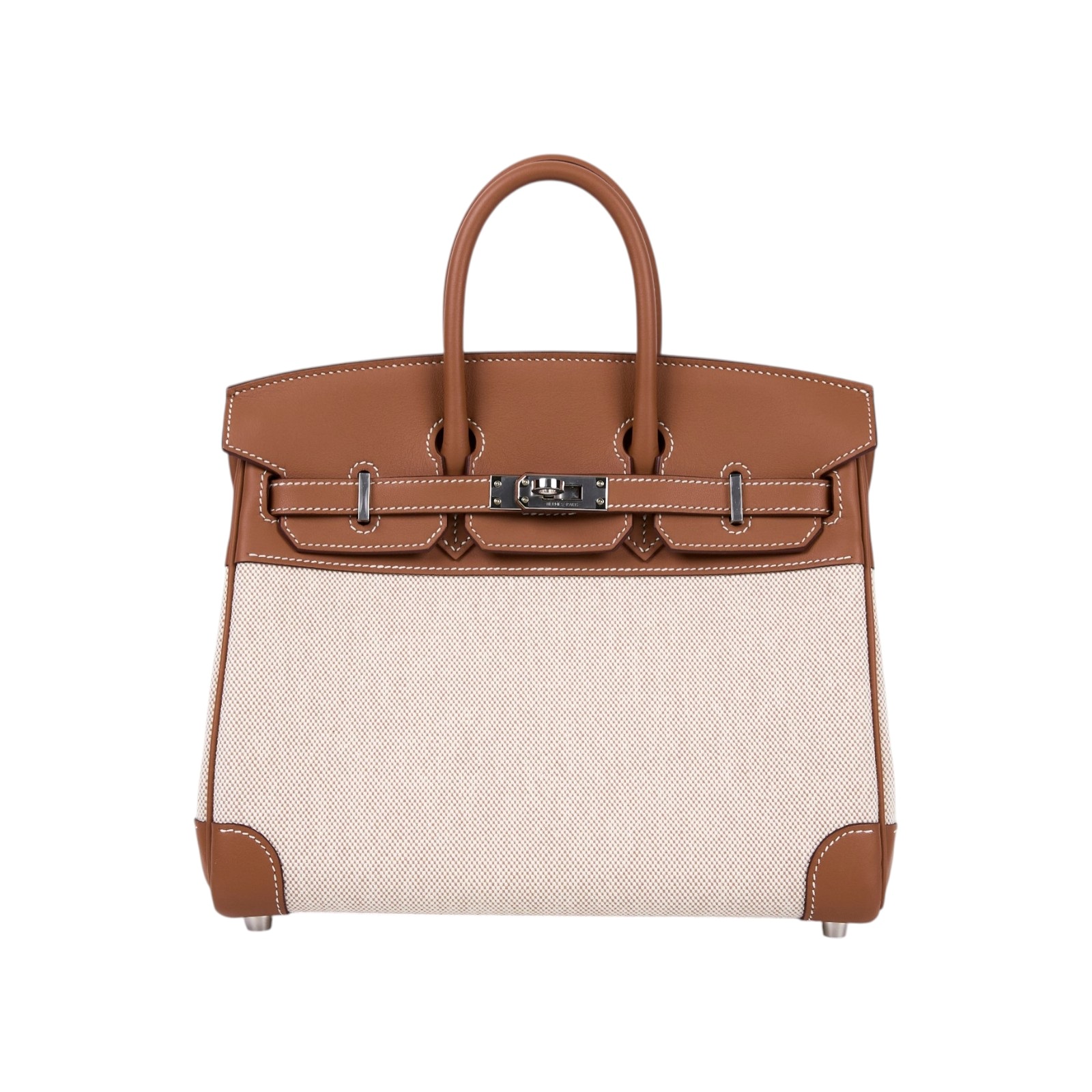 愛馬仕 Hermes Birkin Bag 柏金包 25 金色五金 Ecru Beige 金棕色 H082686CKAS /WIT362PB  原廠盒子/防塵袋/購買證明
