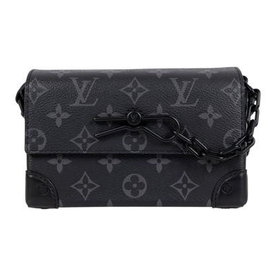 路易威登 LOUIS VUITTON Steamer 隨身錢包 肩背 M81783 晶片款 黑原花STEAMER 原廠盒子/防塵袋