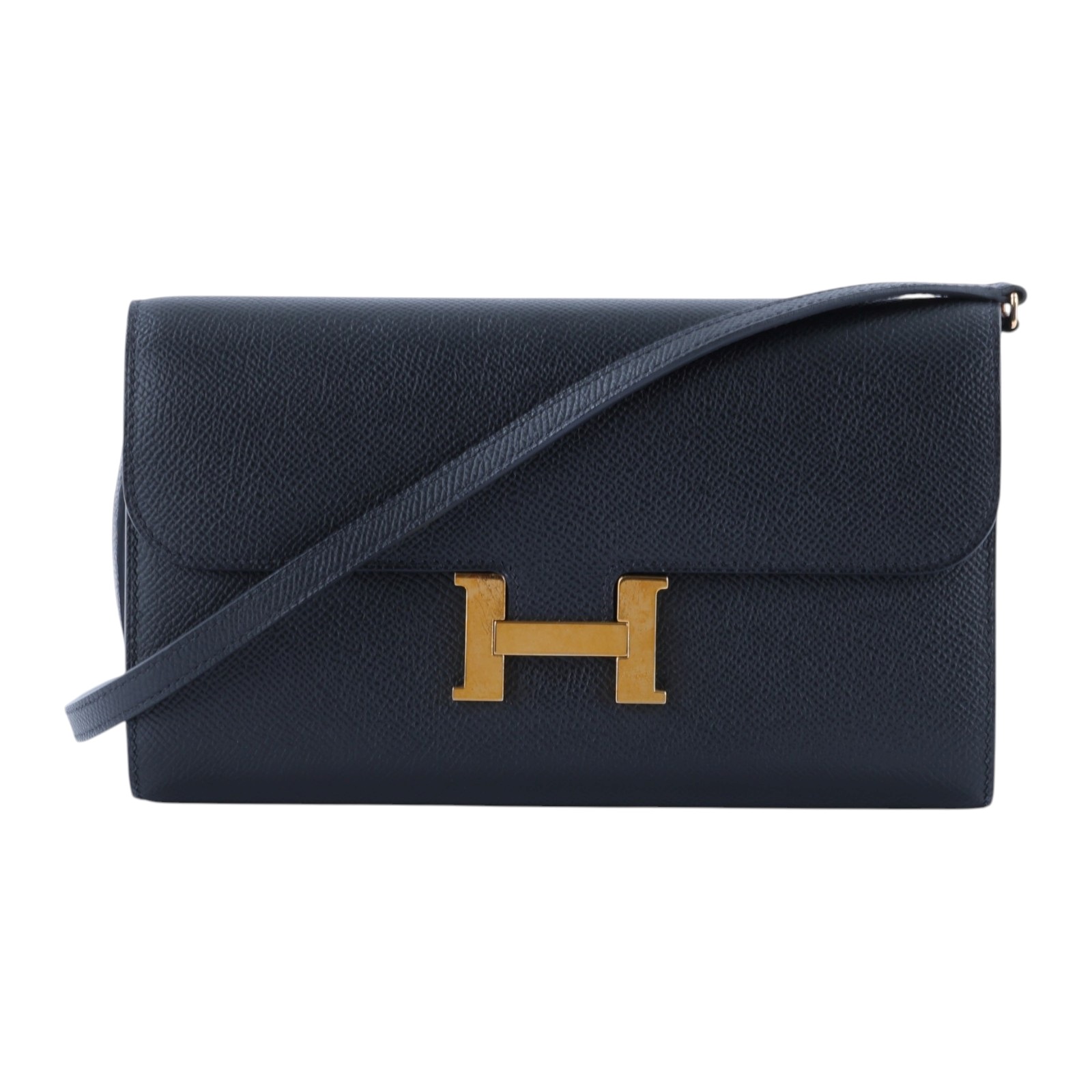 愛馬仕 Hermes Constance to go 康康包 長夾  CNTG Z 黑金CONSTANCE TO GO 防塵袋