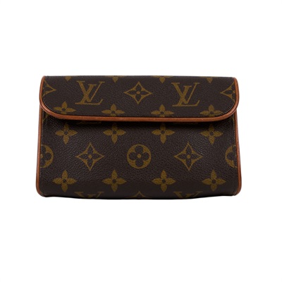 路易威登 LOUIS VUITTON Florentine 肩背包 櫃姐 腰包 M51855 原花POCHETTE FLORENTIN 無附屬品