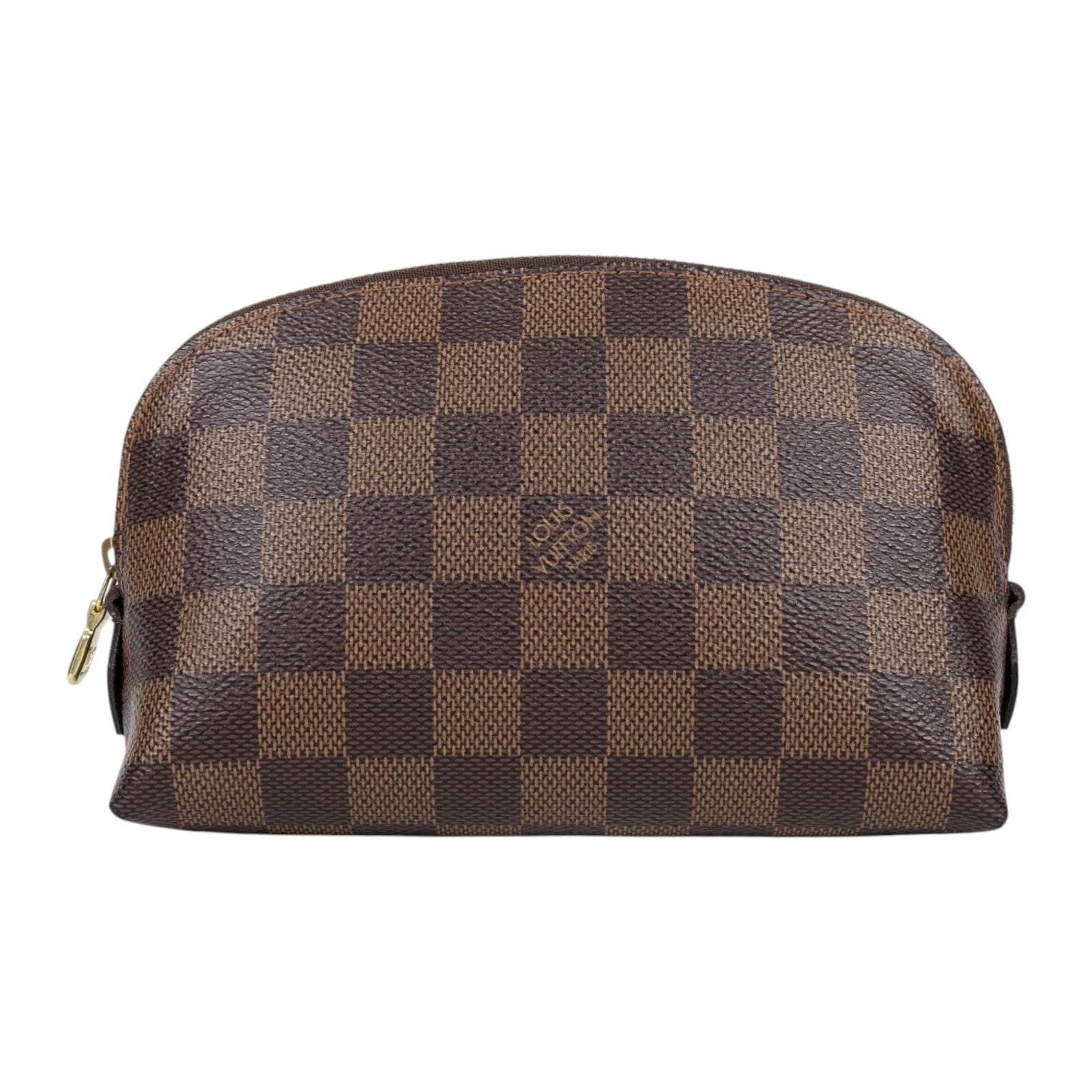 路易威登 LOUIS VUITTON 化妝包 PM 棋盤格帆布 N47516 晶片款 棋盤格貝殼小化妝包 防塵袋